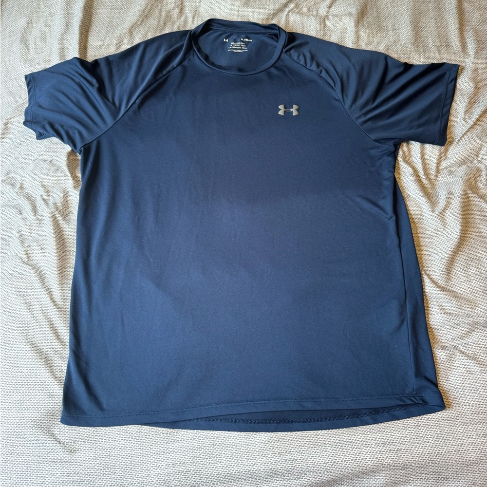 Under Armour Men's Short Sleeve Tech Tee Navy Blue